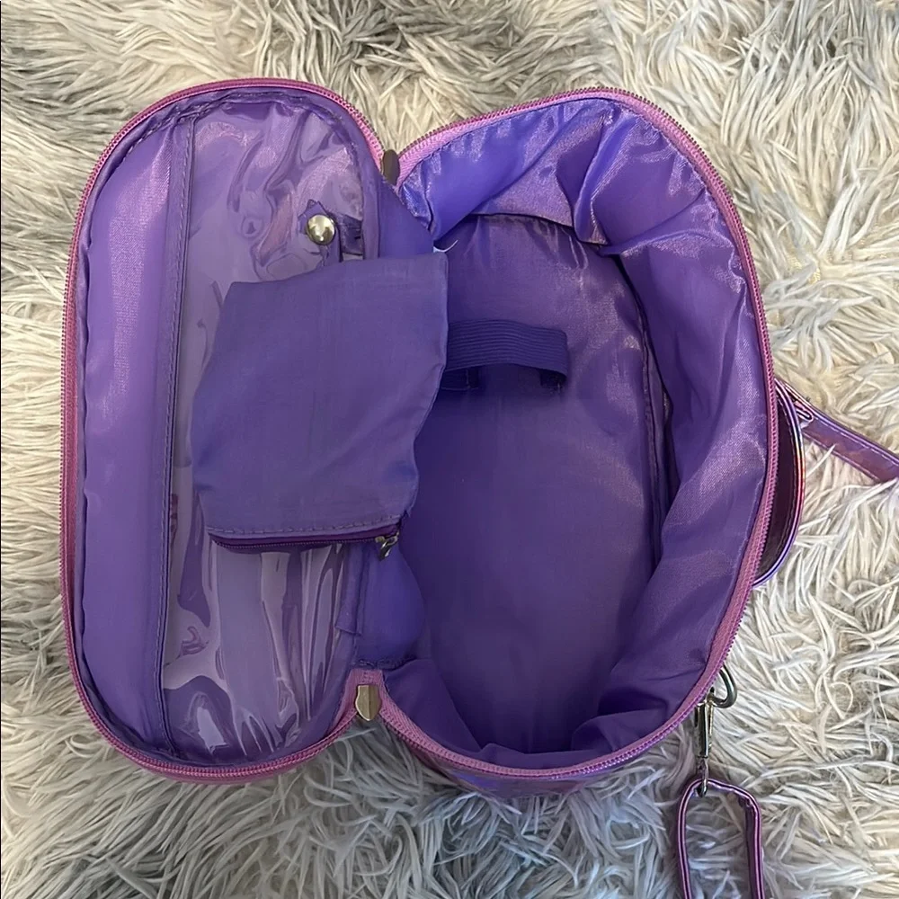 Laser Purple Crossbody/Cosmetic Bag - Picture 6 of 6